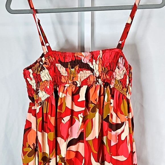 A NEW Day Pink Floral Maxi Dress Size M - Picture 7 of 8